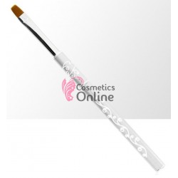 Pensula de unghii Mollylac cu capac pentru constructie unghii cu Gel nr 8, model 54003